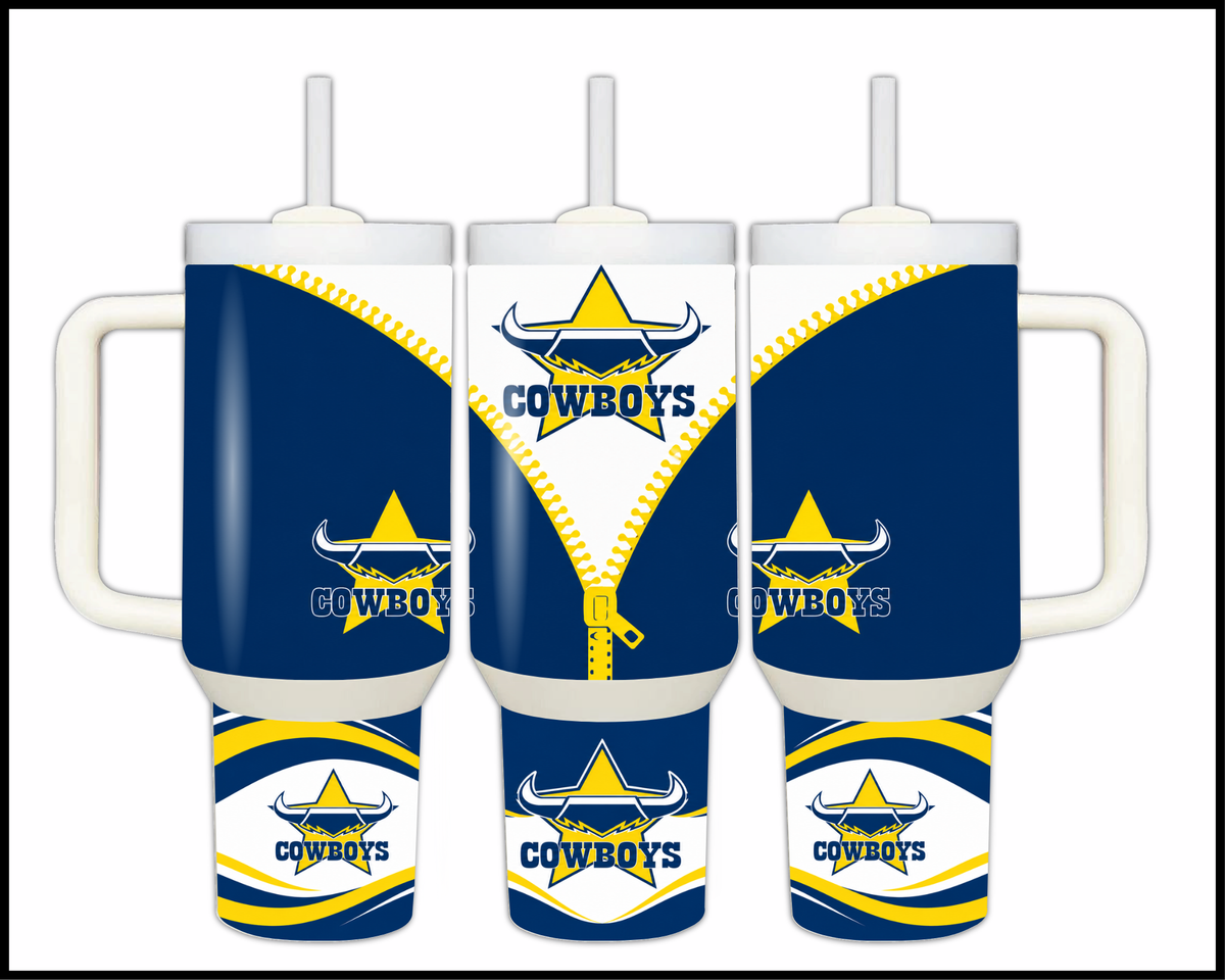 Big Guzzler North Queensland Cowboys Stainless Steel Tumbler (3577)