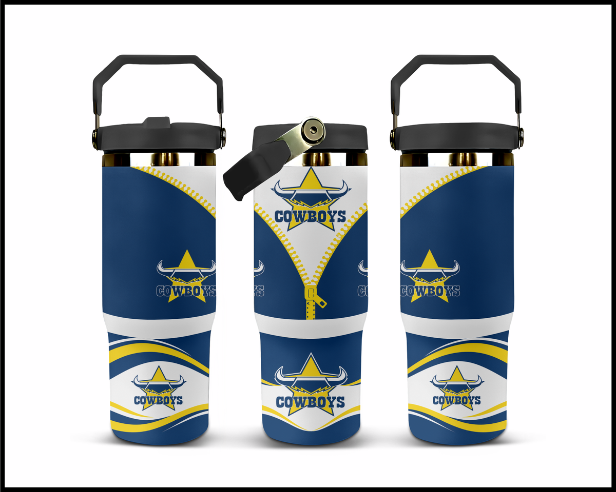 Big Guzzler North Queensland Cowboys Stainless Steel Tumbler (3577)