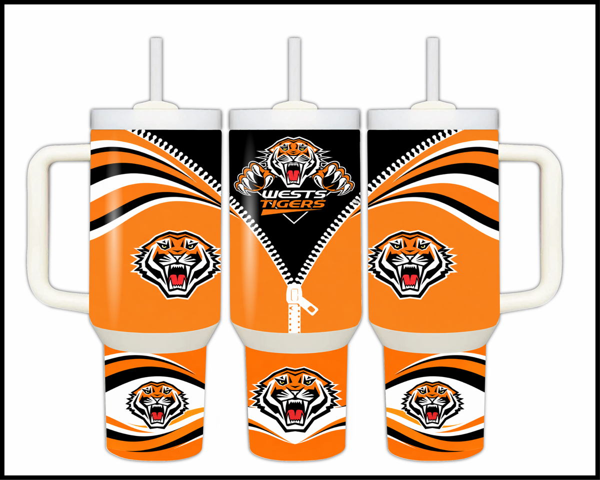 Big Guzzler West Tigers Stainless Steel Tumbler (3583)