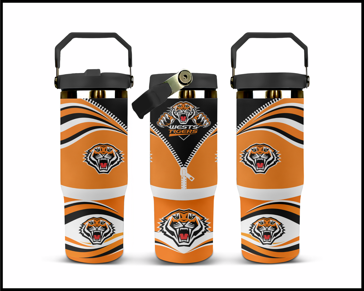 Big Guzzler West Tigers Stainless Steel Tumbler (3583)