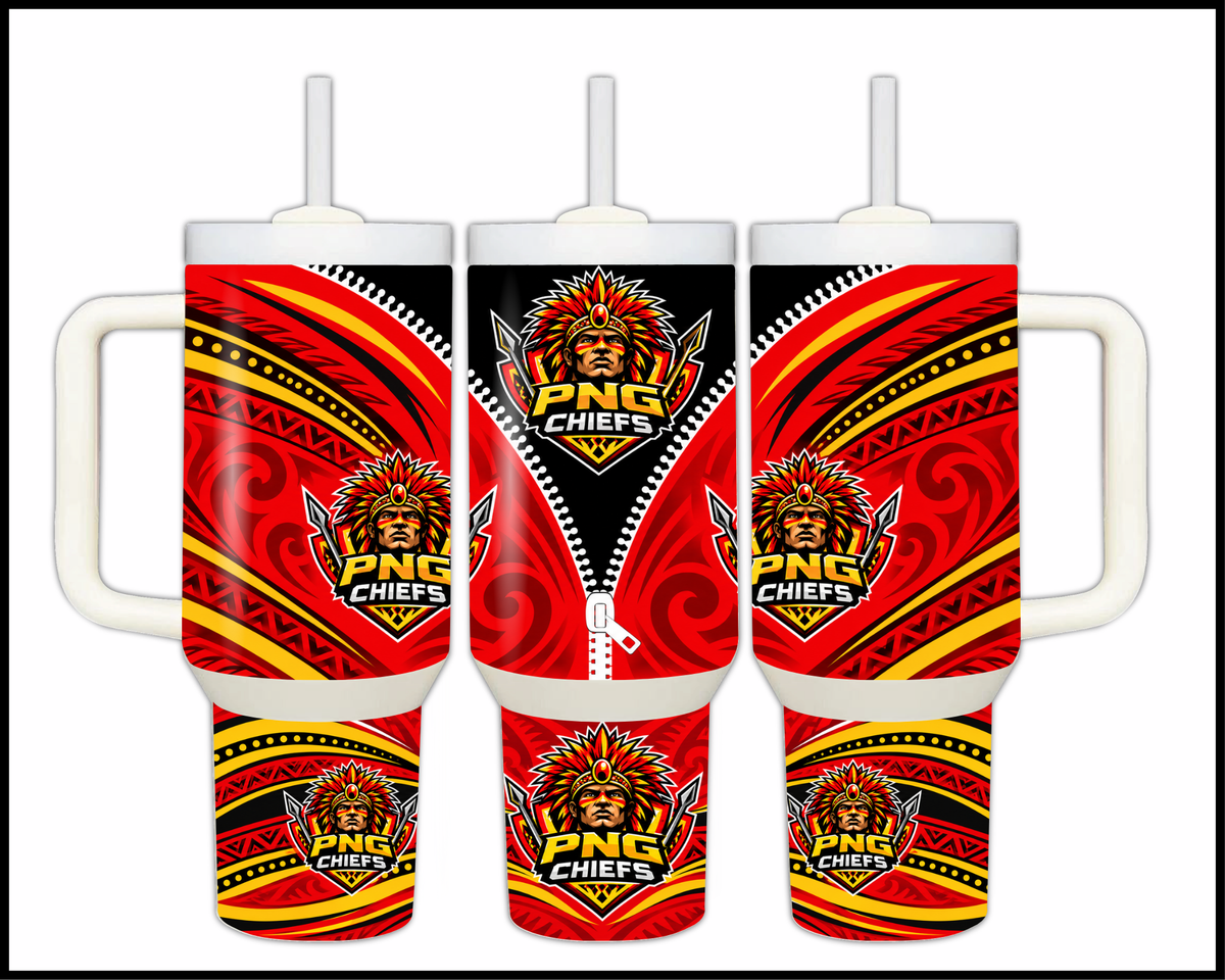 Big Guzzler PNG Chiefs Stainless Steel Tumbler (3584)