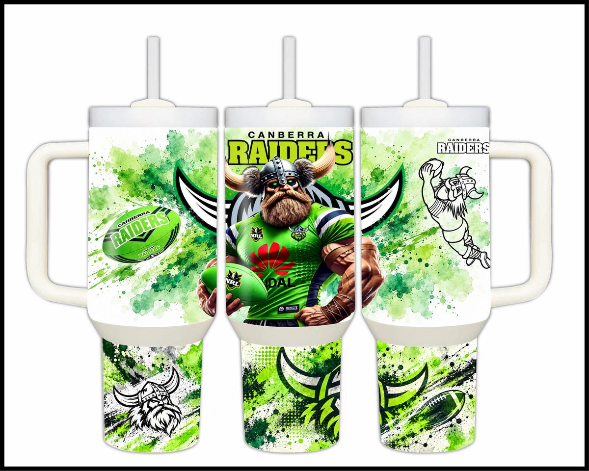 Big Guzzler Canberra Raiders Stainless Steel Tumbler (3587)