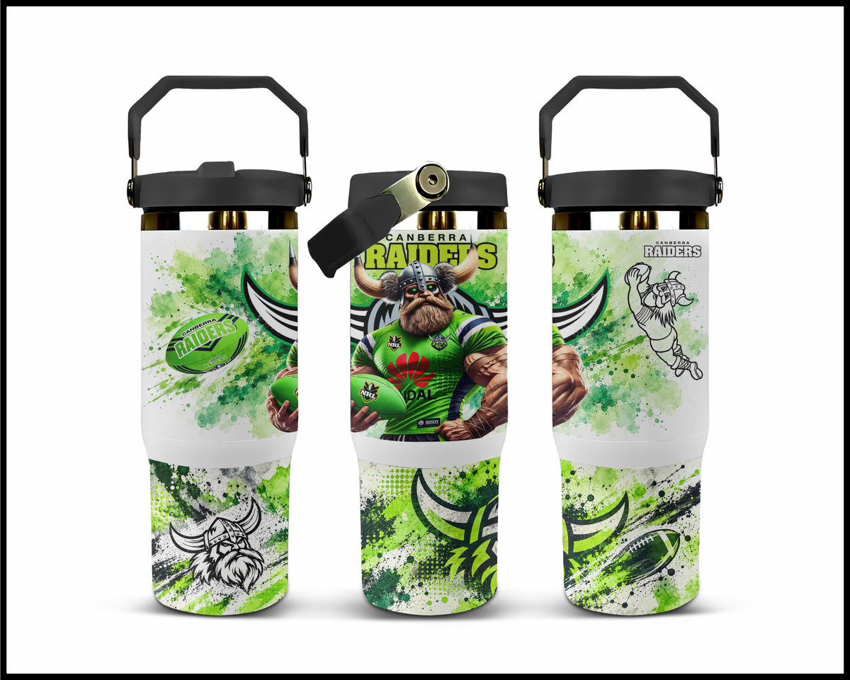 Big Guzzler Canberra Raiders Stainless Steel Tumbler (3587)