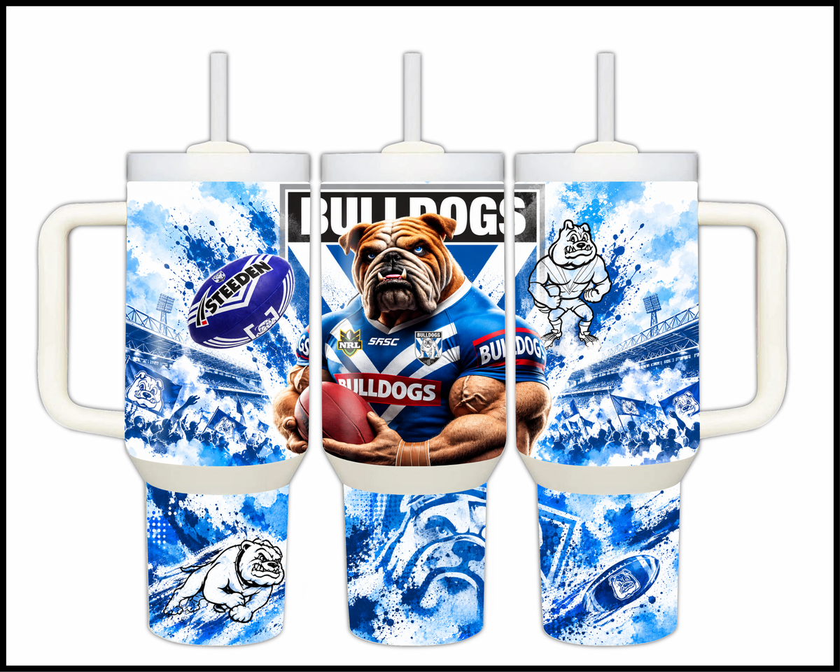Big Guzzler Canterbury Bulldogs Stainless Steel Tumbler (3588)