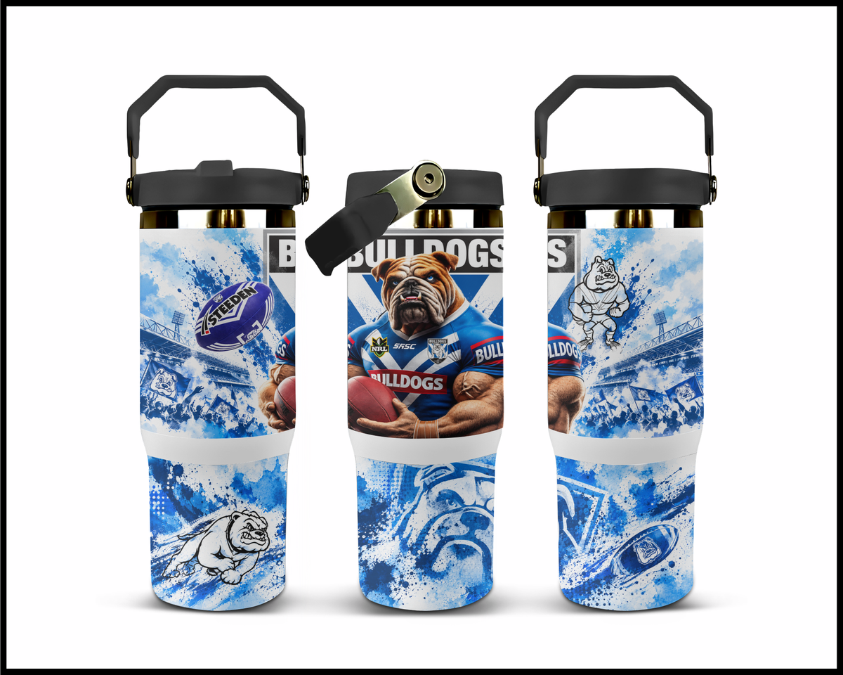 Big Guzzler Canterbury Bulldogs Stainless Steel Tumbler (3588)