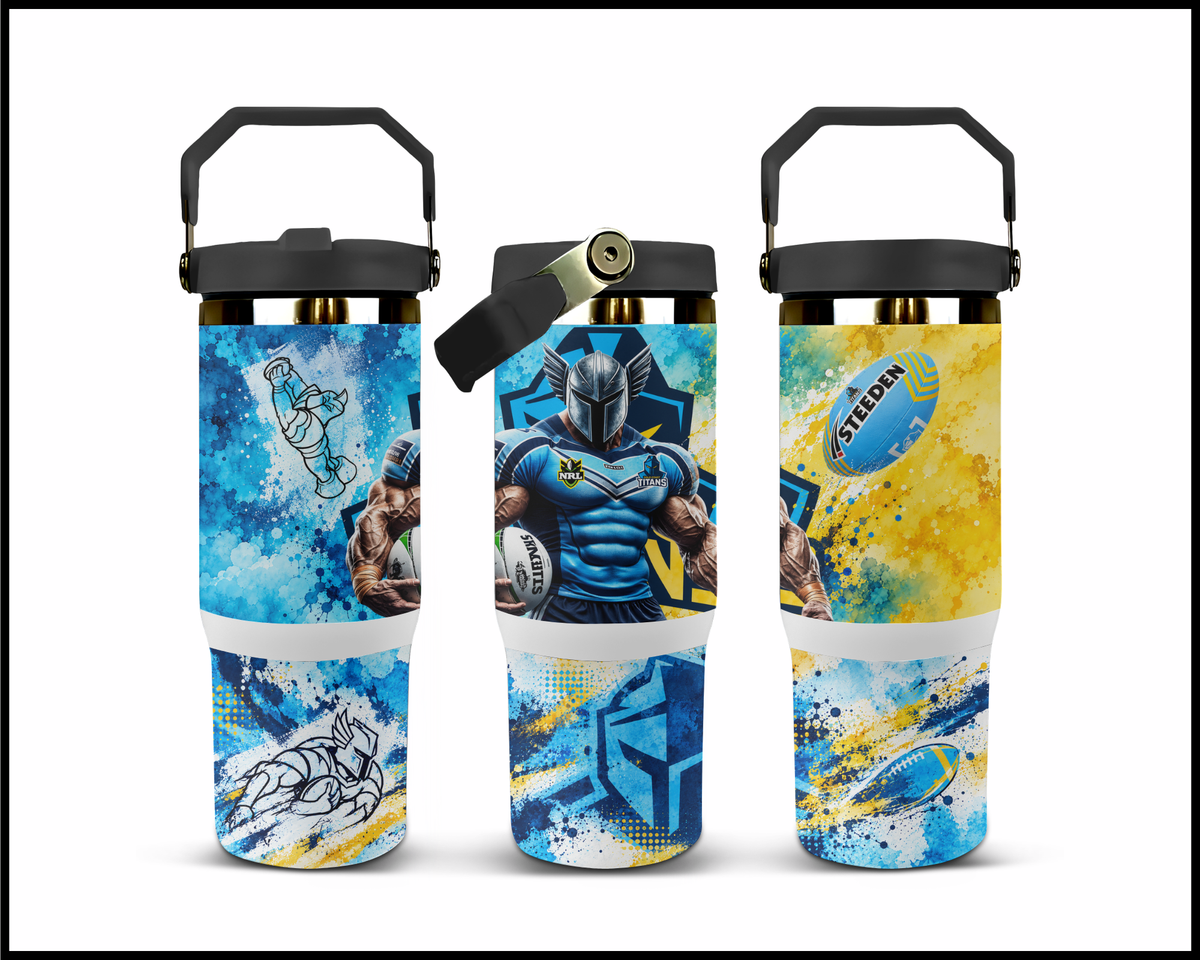 Big Guzzler Gold Coast Titans Stainless Steel Tumbler (3591)