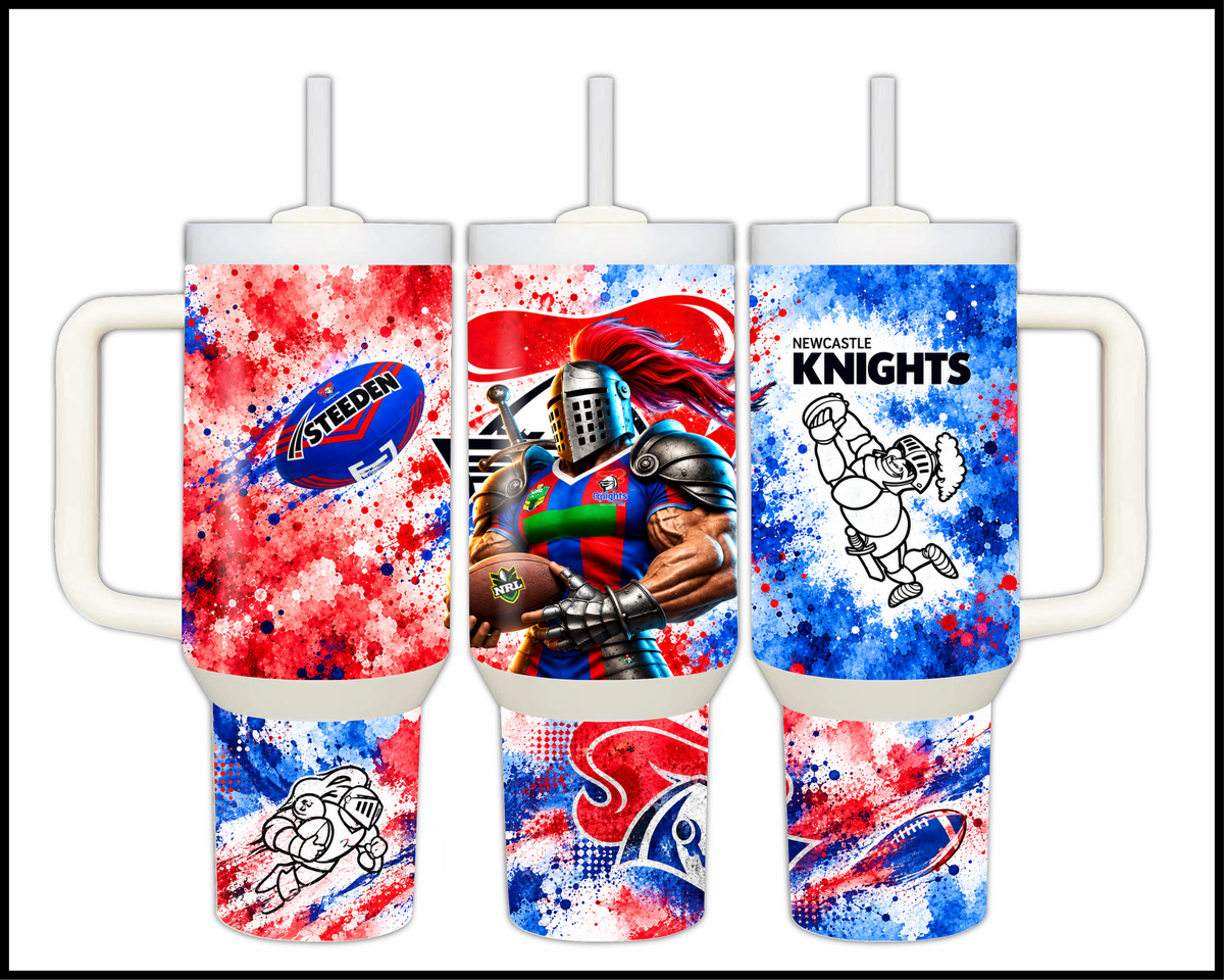 Big Guzzler Newcastle Knights Stainless Steel Tumbler (3594)