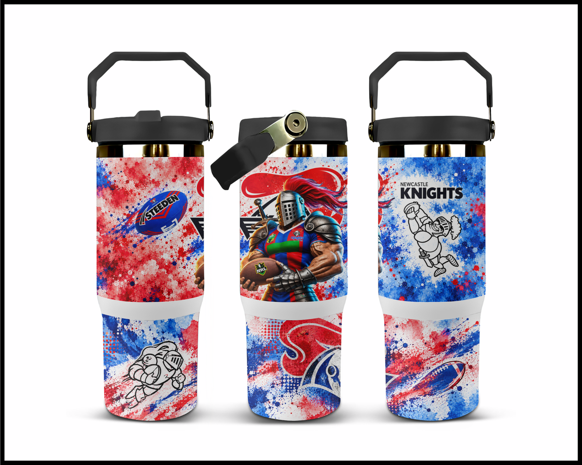 Big Guzzler Newcastle Knights Stainless Steel Tumbler (3594)