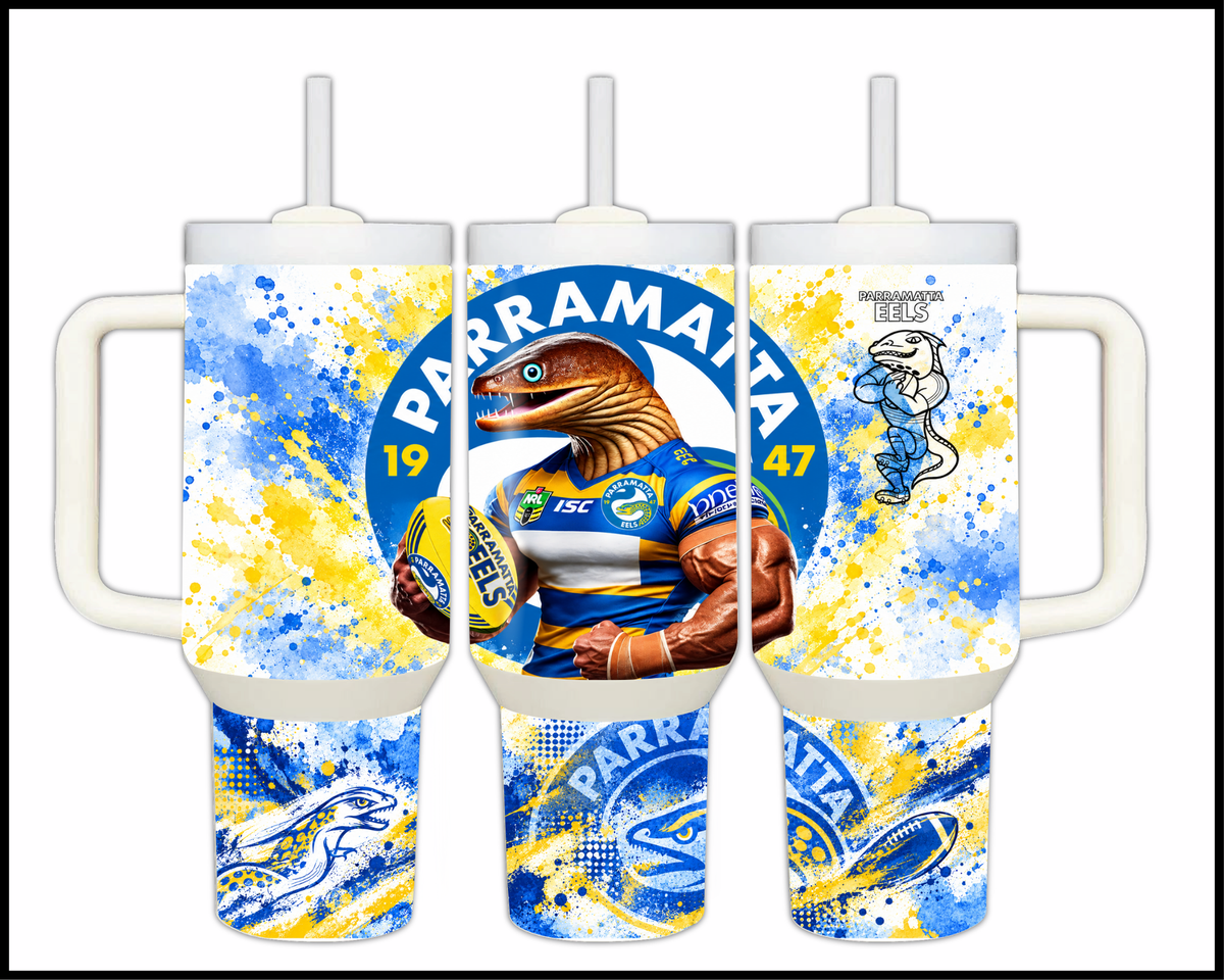 Big Guzzler Parramatta Eels Stainless Steel Tumbler (3597)