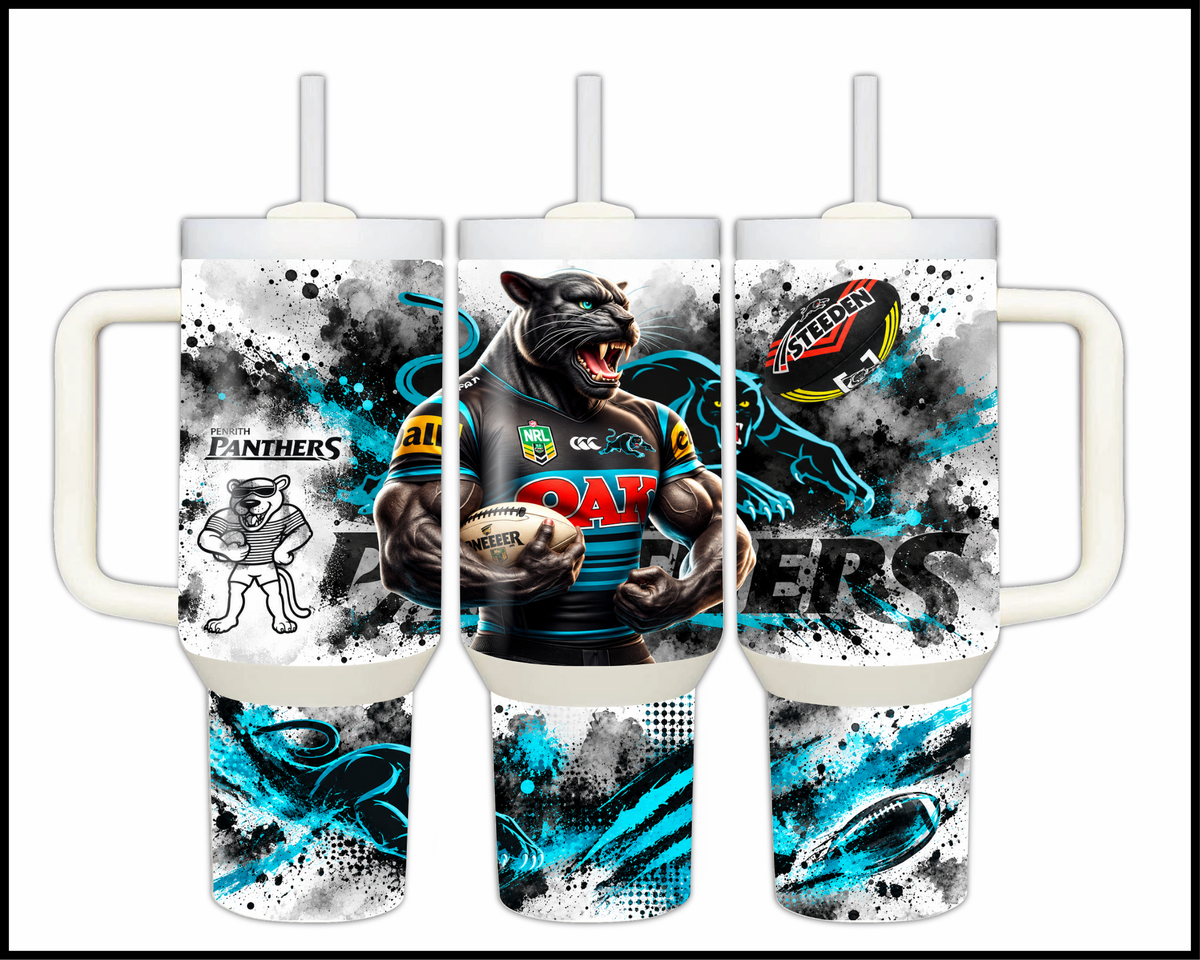 Big Guzzler Penrith Panthers Stainless Steel Tumbler (3598)