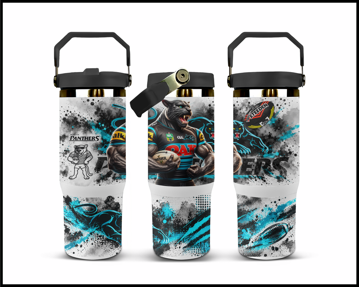 Big Guzzler Penrith Panthers Stainless Steel Tumbler (3598)