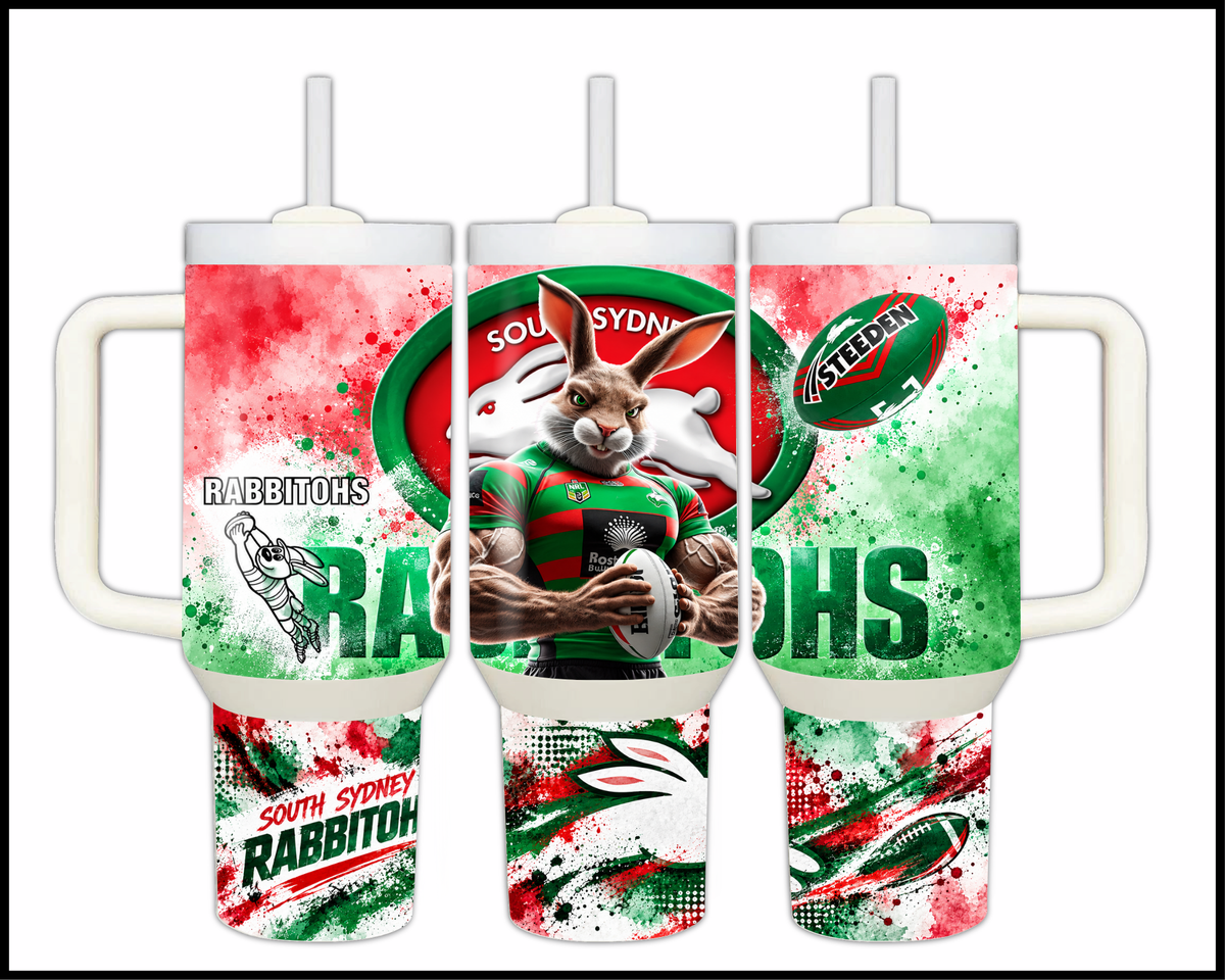 Big Guzzler South Sydney Rabbitohs Stainless Steel Tumbler (3599)