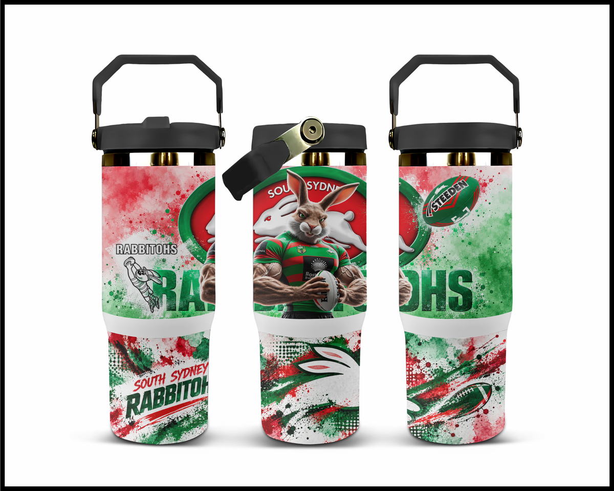 Big Guzzler South Sydney Rabbitohs Stainless Steel Tumbler (3599)