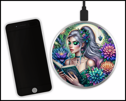 Book-Bosomed Sublimated Wireless Phone Charger (285)