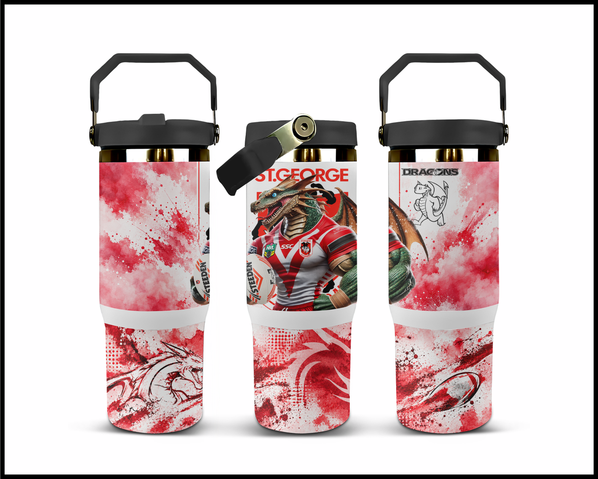 Big Guzzler St George Dragons Stainless Steel Tumbler (3600)