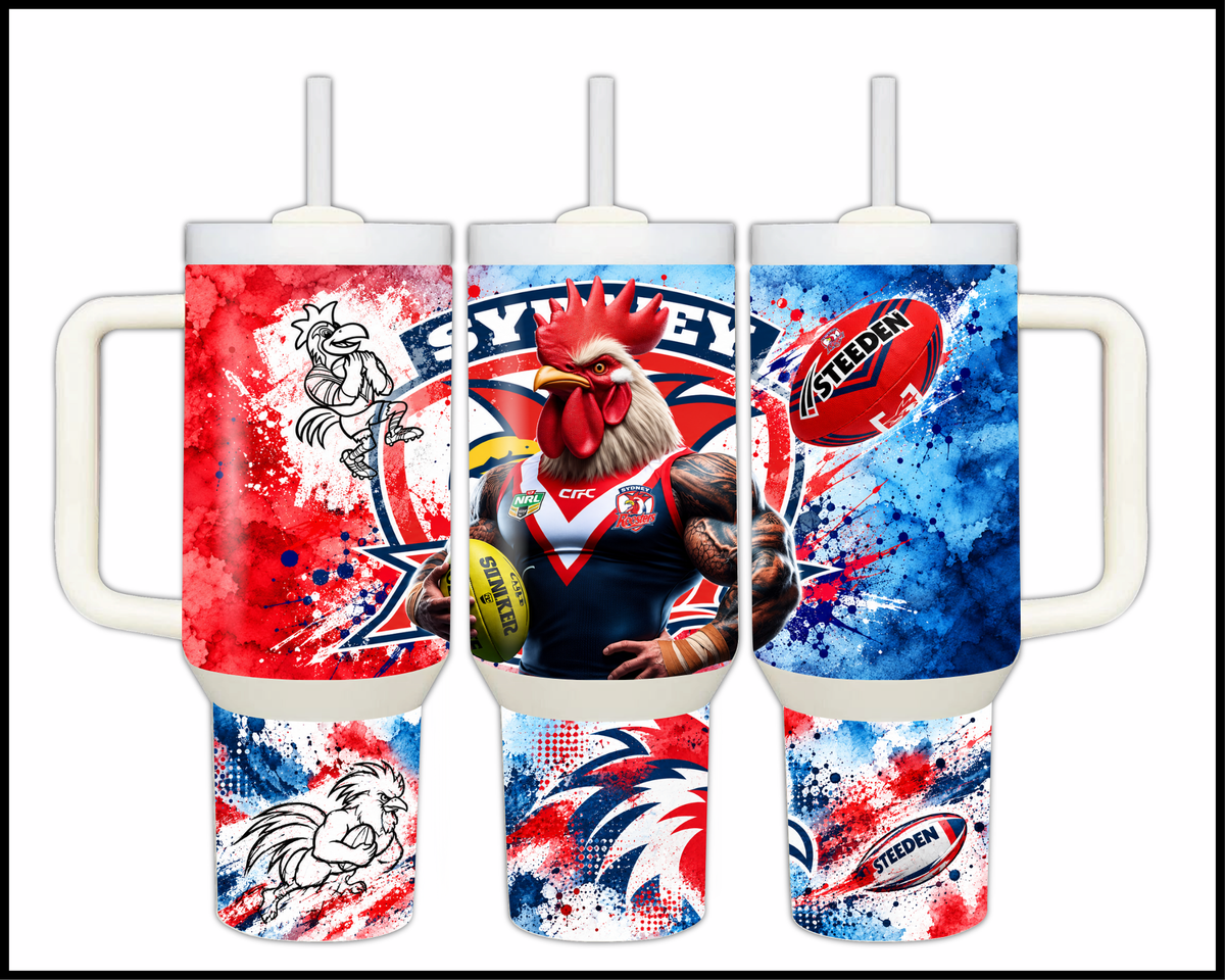 Big Guzzler Sydney Roosters Stainless Steel Tumbler (3601)