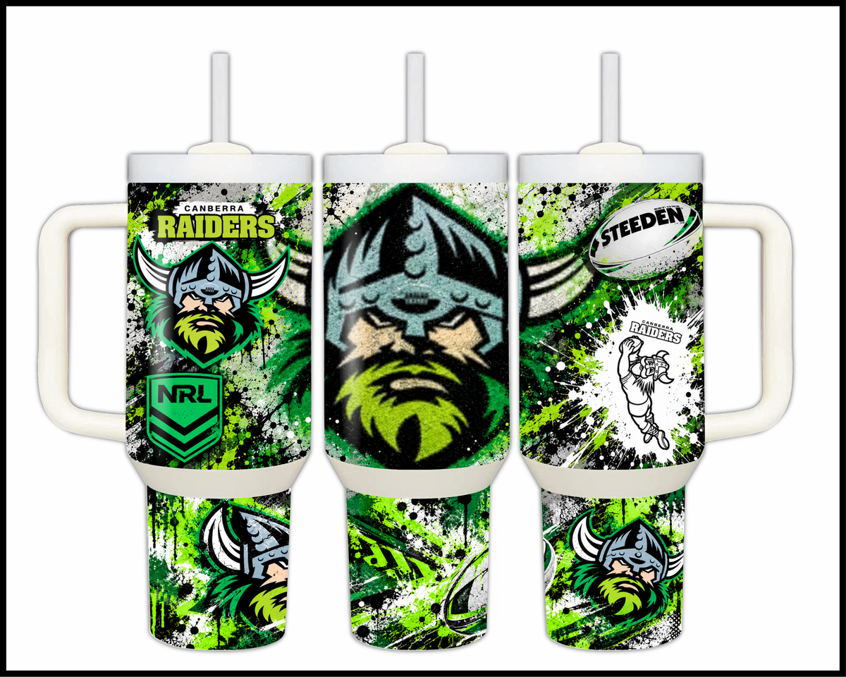 Big Guzzler Canberra Raiders Stainless Steel Tumbler (3606)