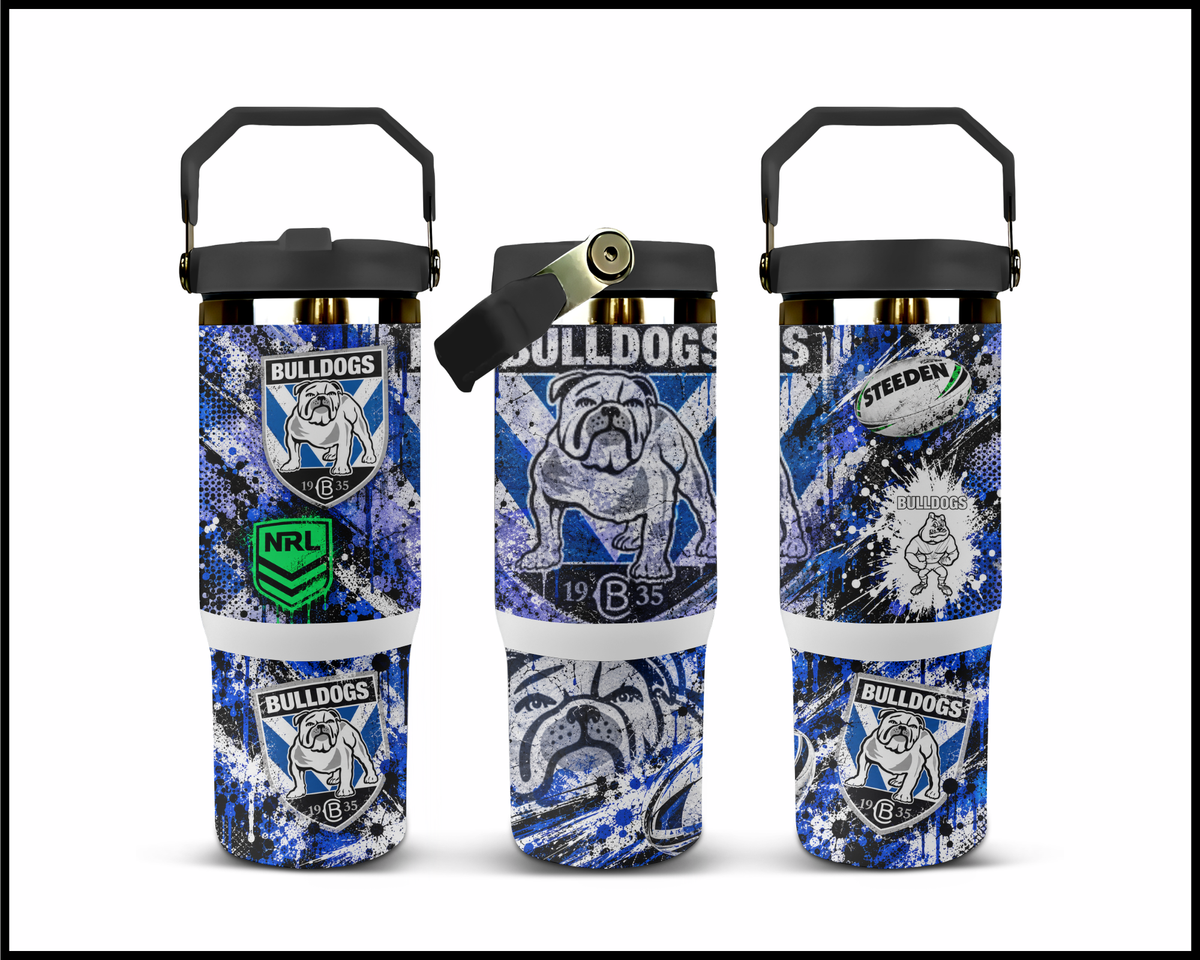 Big Guzzler Canterbury Bulldogs Stainless Steel Tumbler (3607)