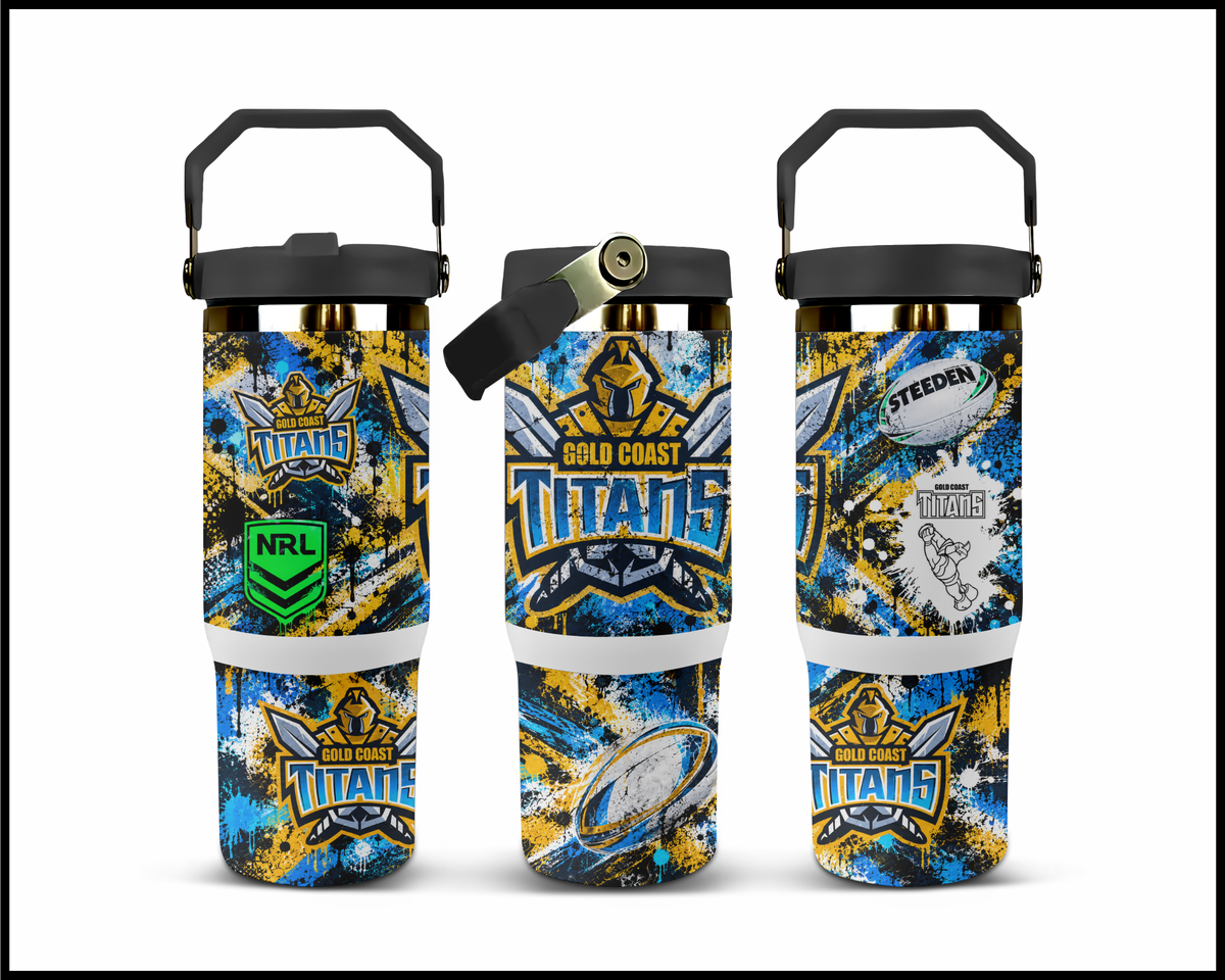 Big Guzzler Gold Coast Titans Stainless Steel Tumbler (3610)