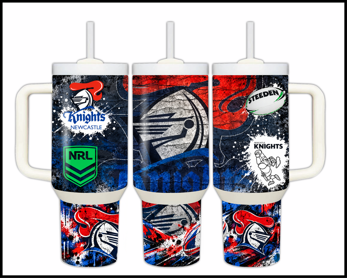 Big Guzzler Newcastle Knights Stainless Steel Tumbler (3613)