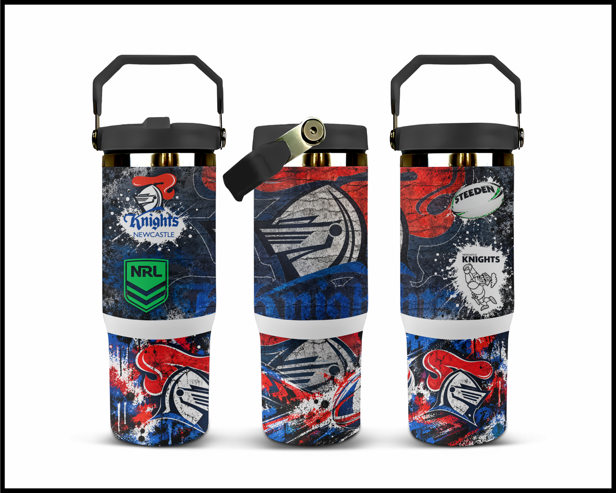Big Guzzler Newcastle Knights Stainless Steel Tumbler (3613)