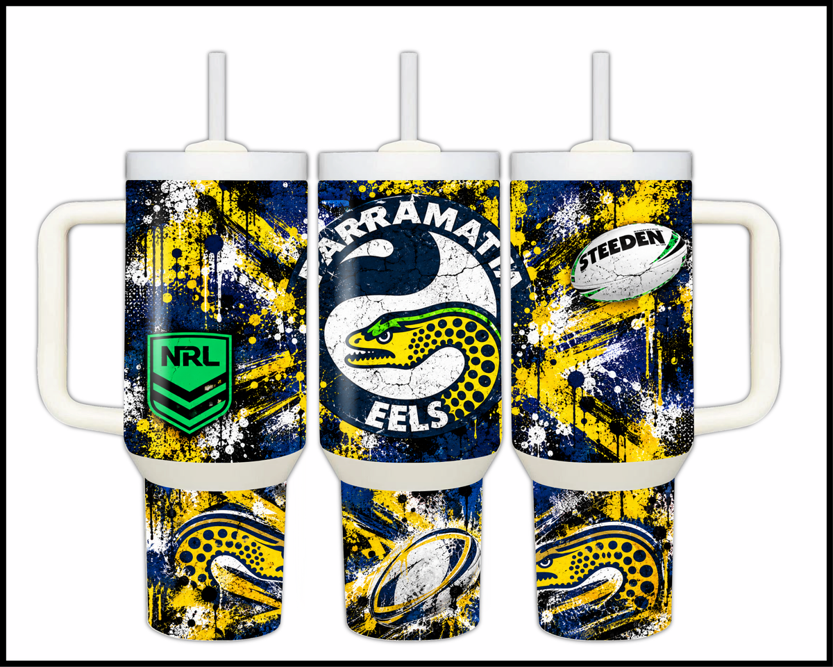 Big Guzzler Parramatta Eels Stainless Steel Tumbler (3616)