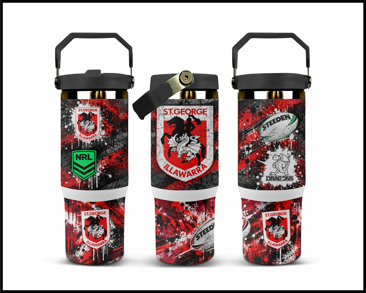 Big Guzzler St George Dragons Stainless Steel Tumbler (3619)