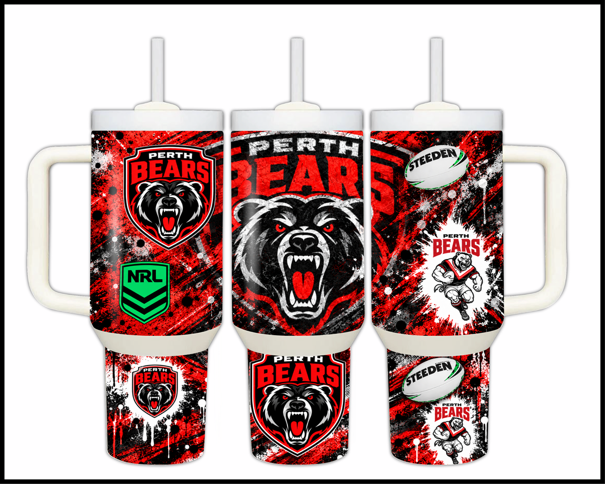 Big Guzzler Perth Bears Stainless Steel Tumbler (3623)