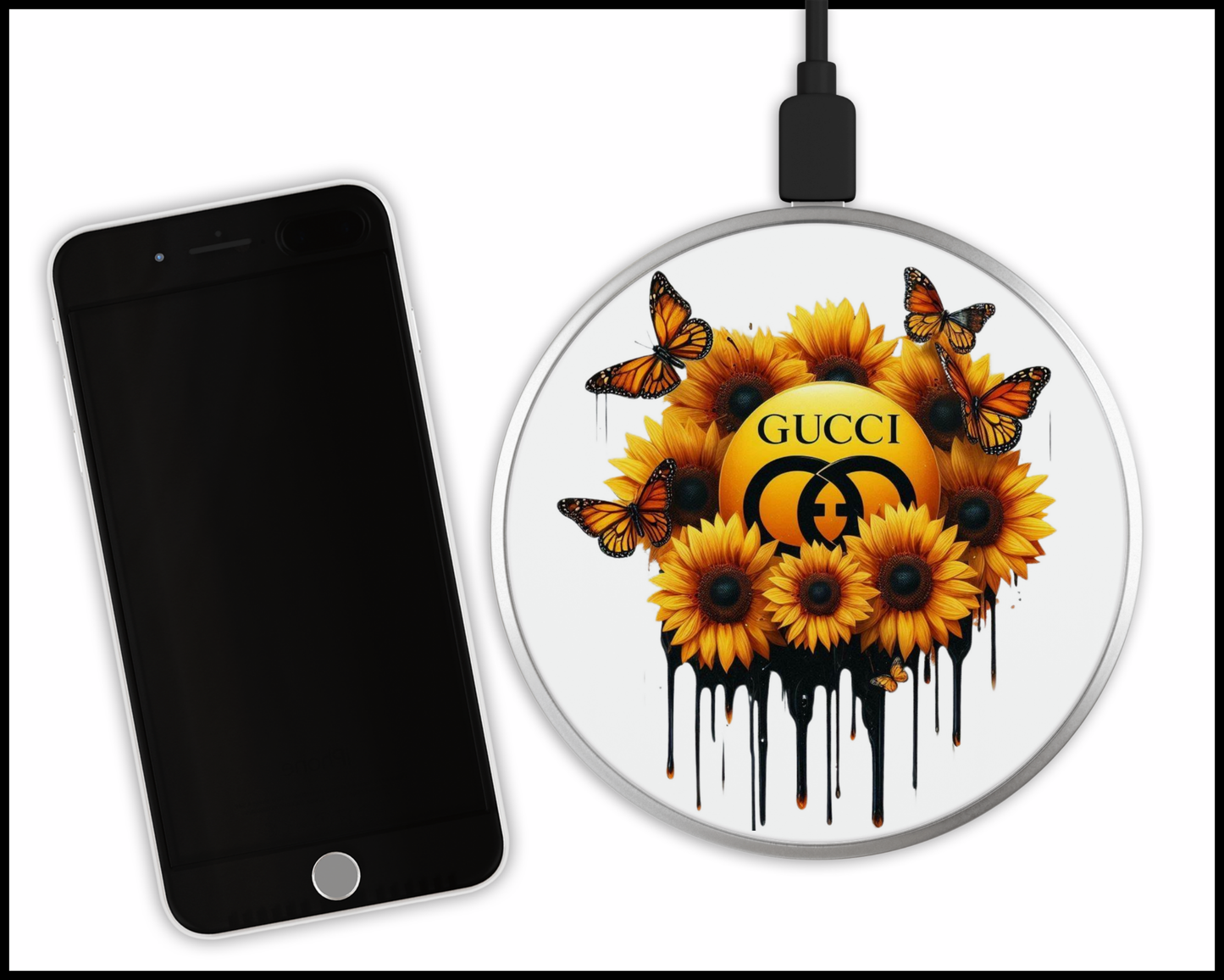 Gucci Inspired Sublimated Wireless Phone Charger (336)