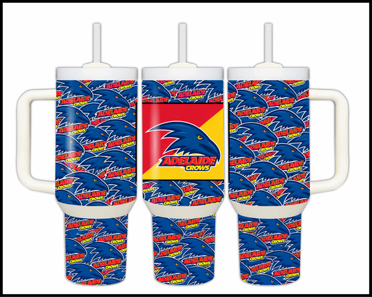 Big Guzzler Adelaide Crows Stainless Steel Tumbler (3747)