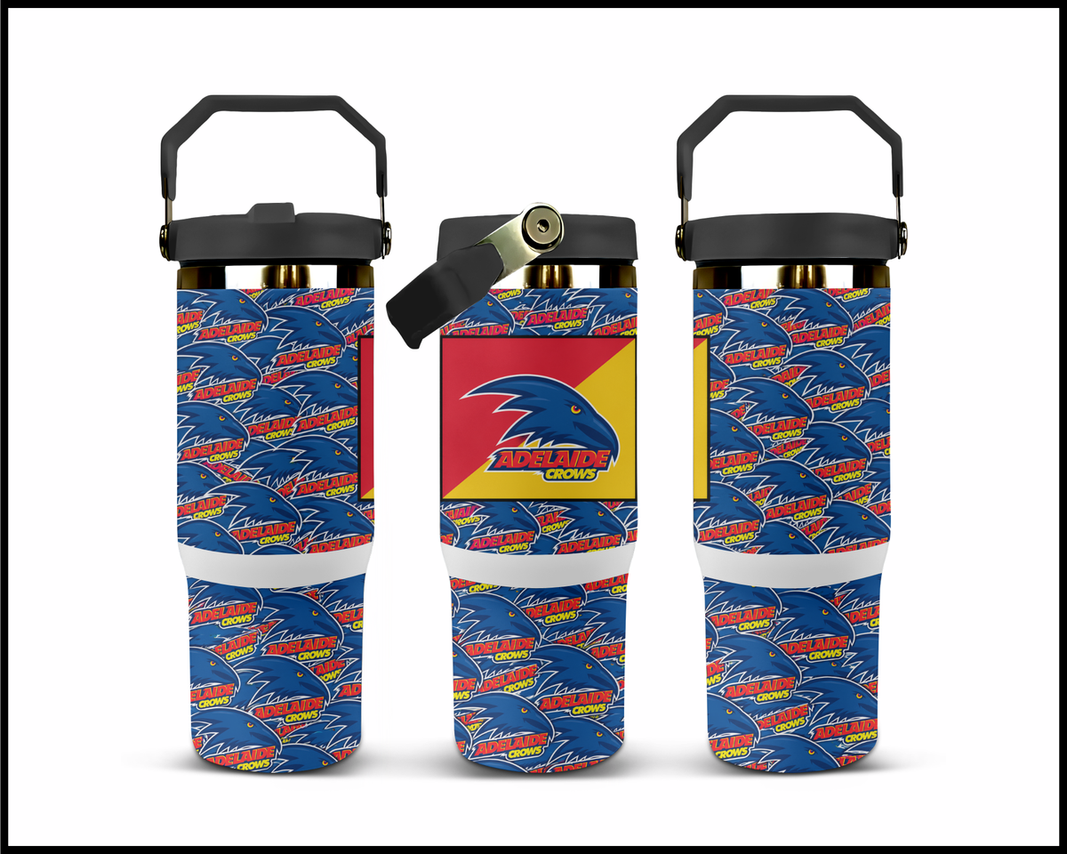 Big Guzzler Adelaide Crows Stainless Steel Tumbler (3747)