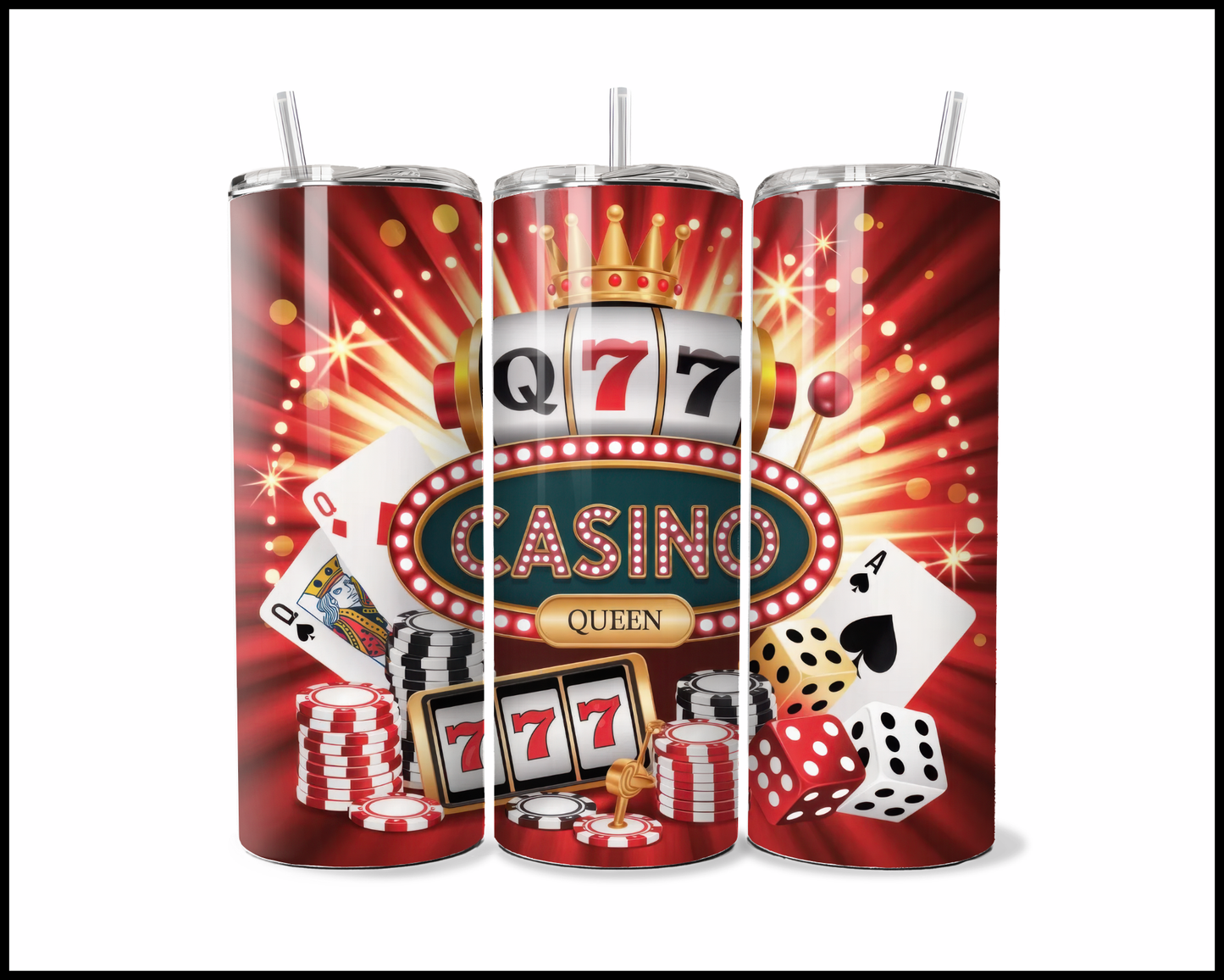 Casino Queen Tumbler (3775)