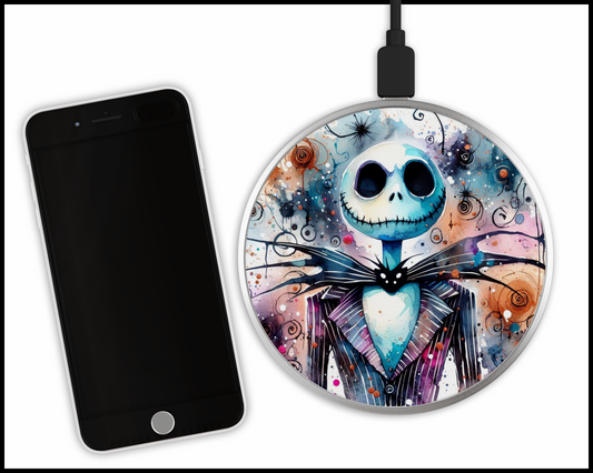 Jack Skellington Sublimated Wireless Phone Charger (037)