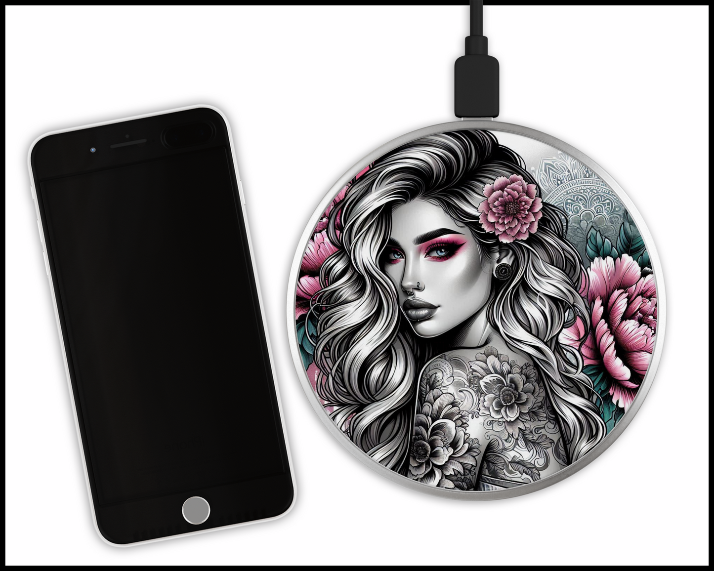 Sexy Bad Ars@ Sublimated Wireless Phone Charger (237)