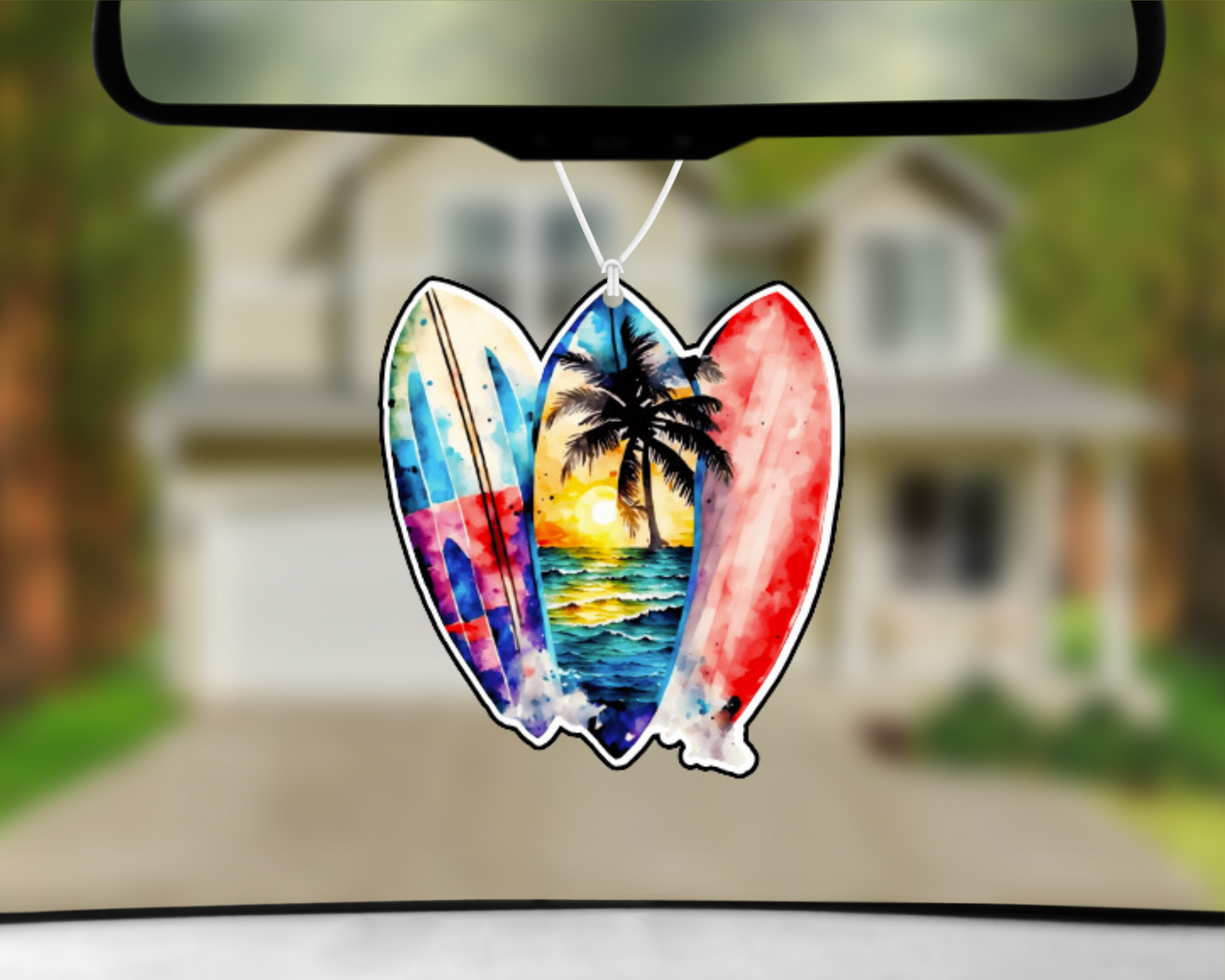 Surfing Summer Car Air Freshener