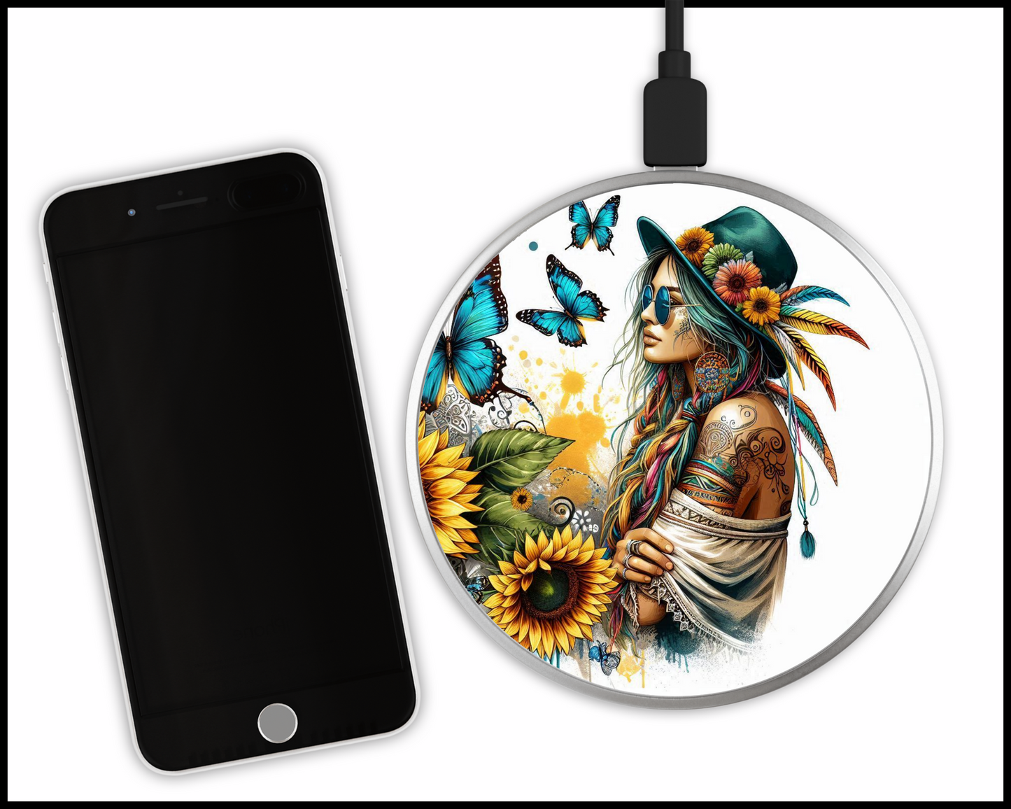 Sexy Bad Ars@ Sublimated Wireless Phone Charger (189)