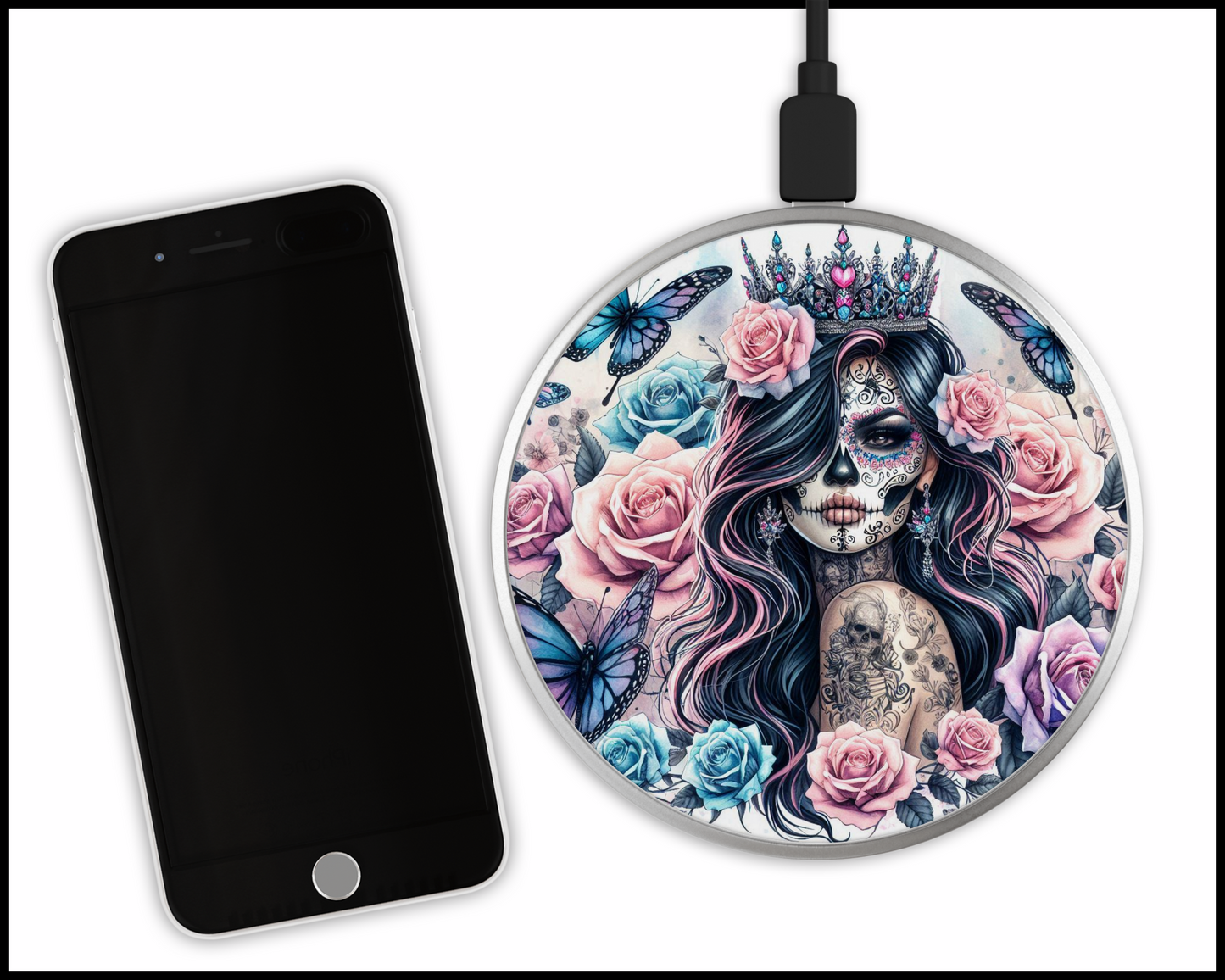 Mandala Woman Sublimated Wireless Phone Charger (289)