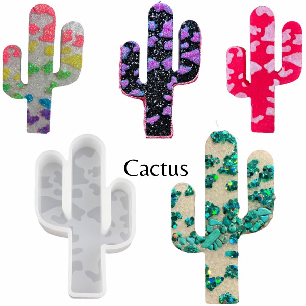 Cactus Blinged Car Freshie