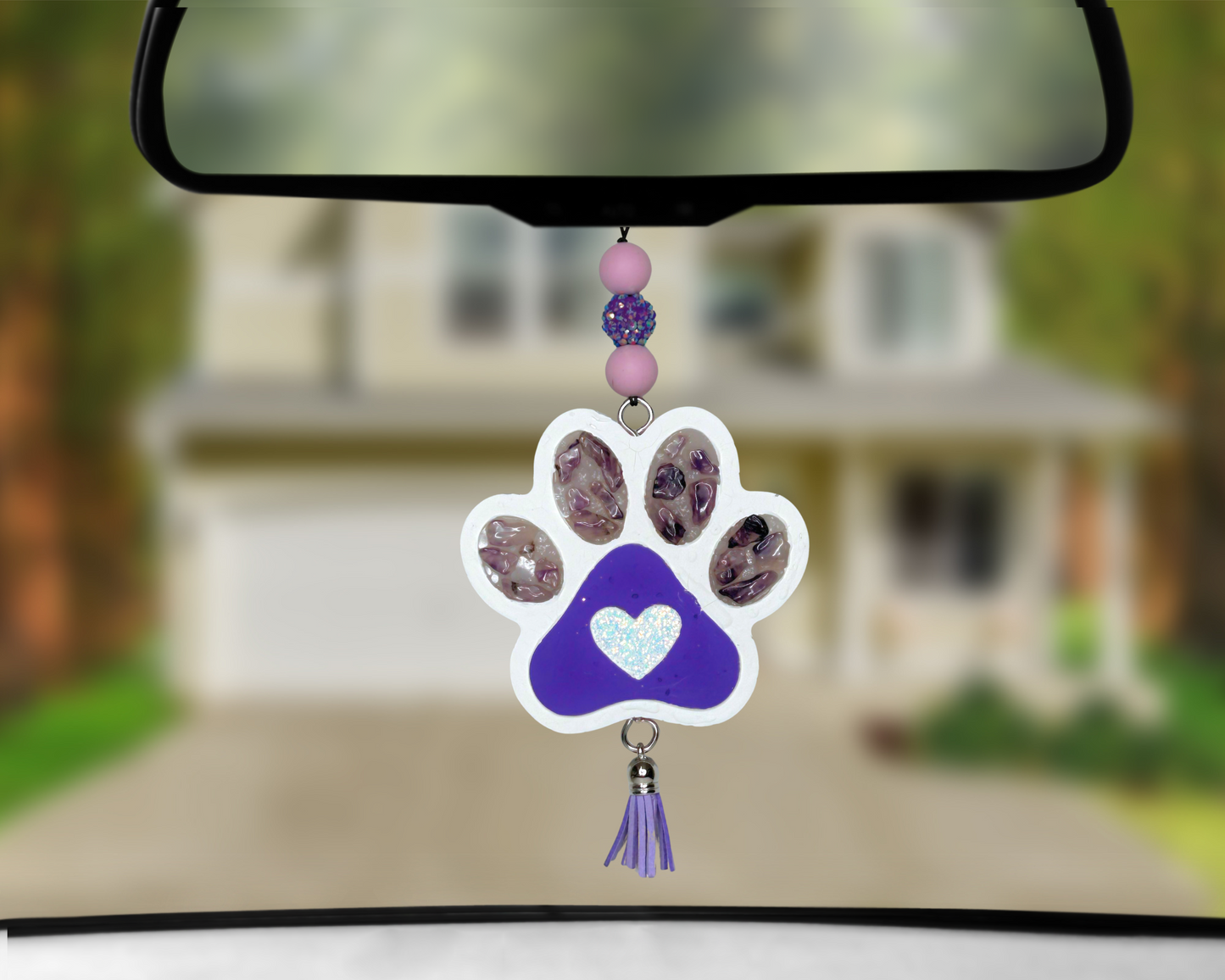 Puppy Paw Blinged Car Freshie