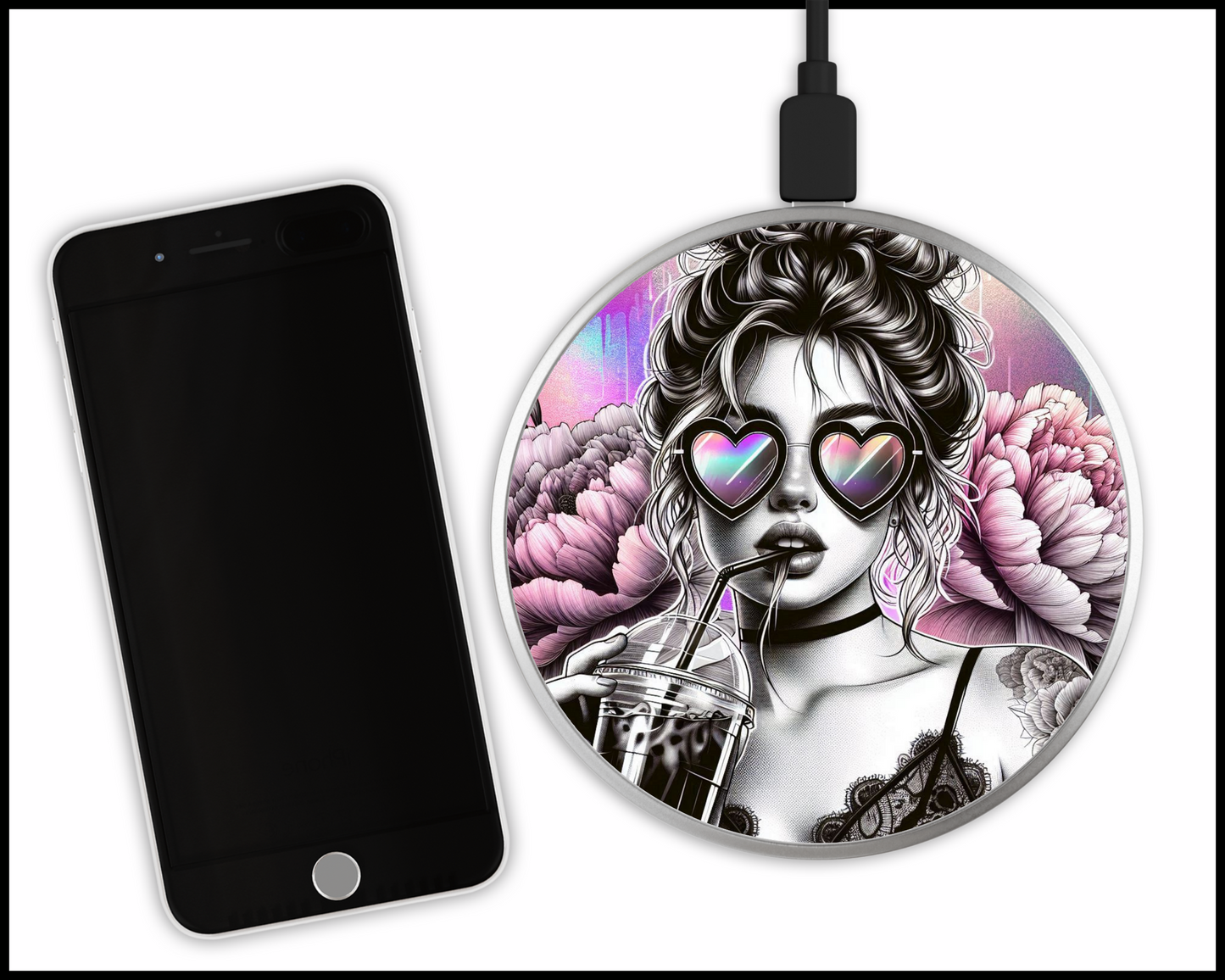 Sexy Bad Ars@ Sublimated Wireless Phone Charger (103)