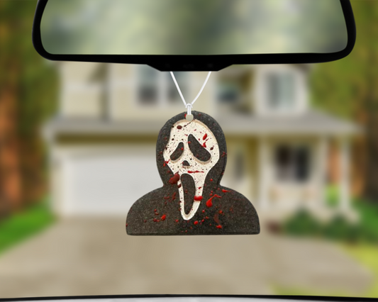 Ghost Face (Scream) Blinged Car Freshie