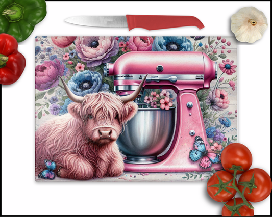 Cow Sublimated Cutting Board (062)