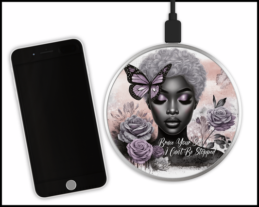 Brace Yourself I Can't Be Stopped Sublimated Wireless Phone Charger (440)