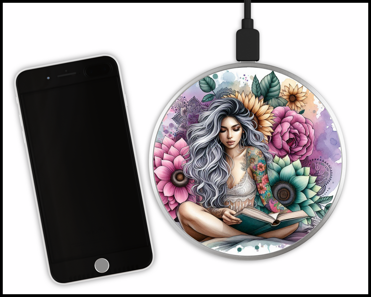 Sexy Bad Ars@ Sublimated Wireless Phone Charger (190)