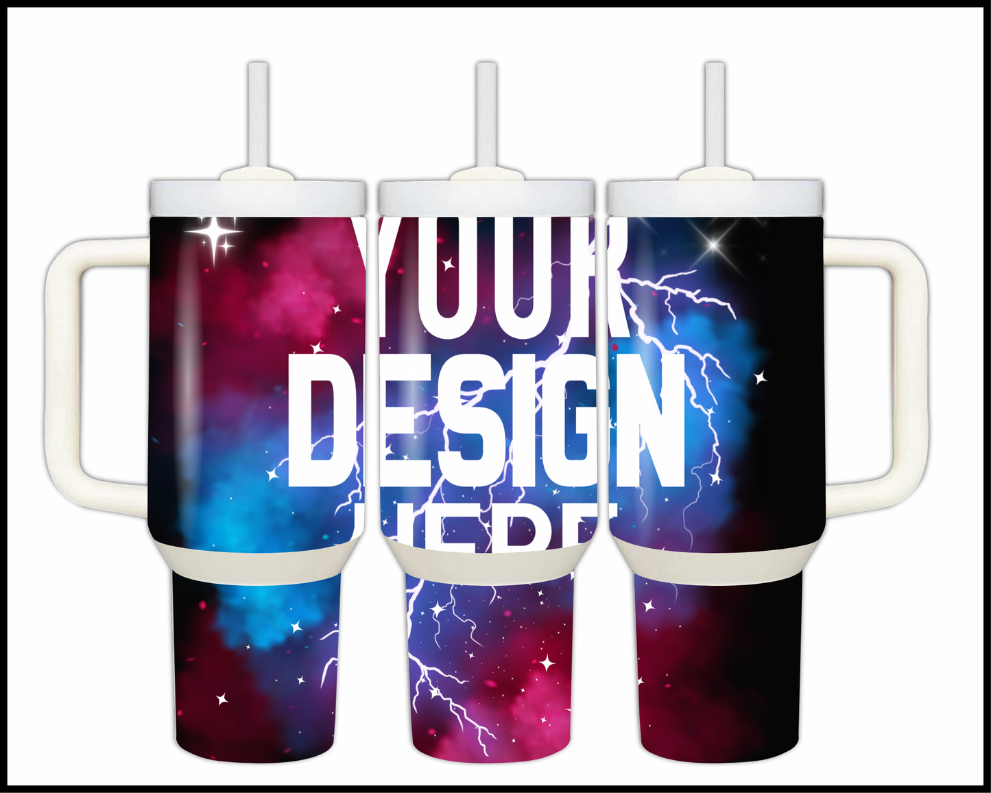 BUILD A CUP - 40oz Stainless Steel Sublimated Big Boy Tumbler