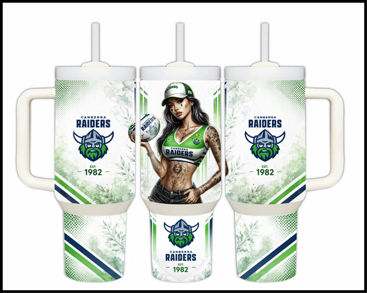 Big Guzzler Canberra Raiders Stainless Steel Tumbler (946)