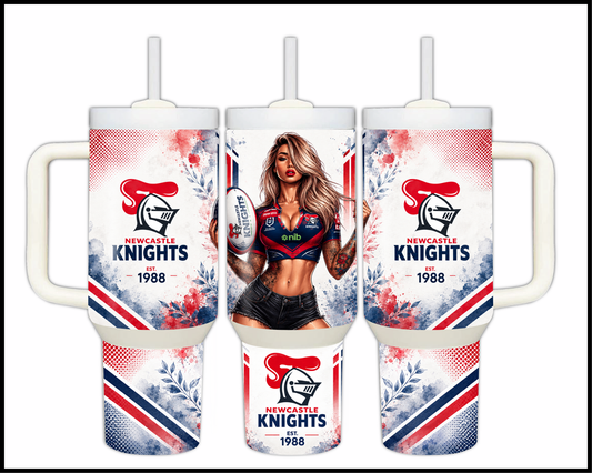 Big Guzzler Newcastle Knights Stainless Steel Tumbler (953)