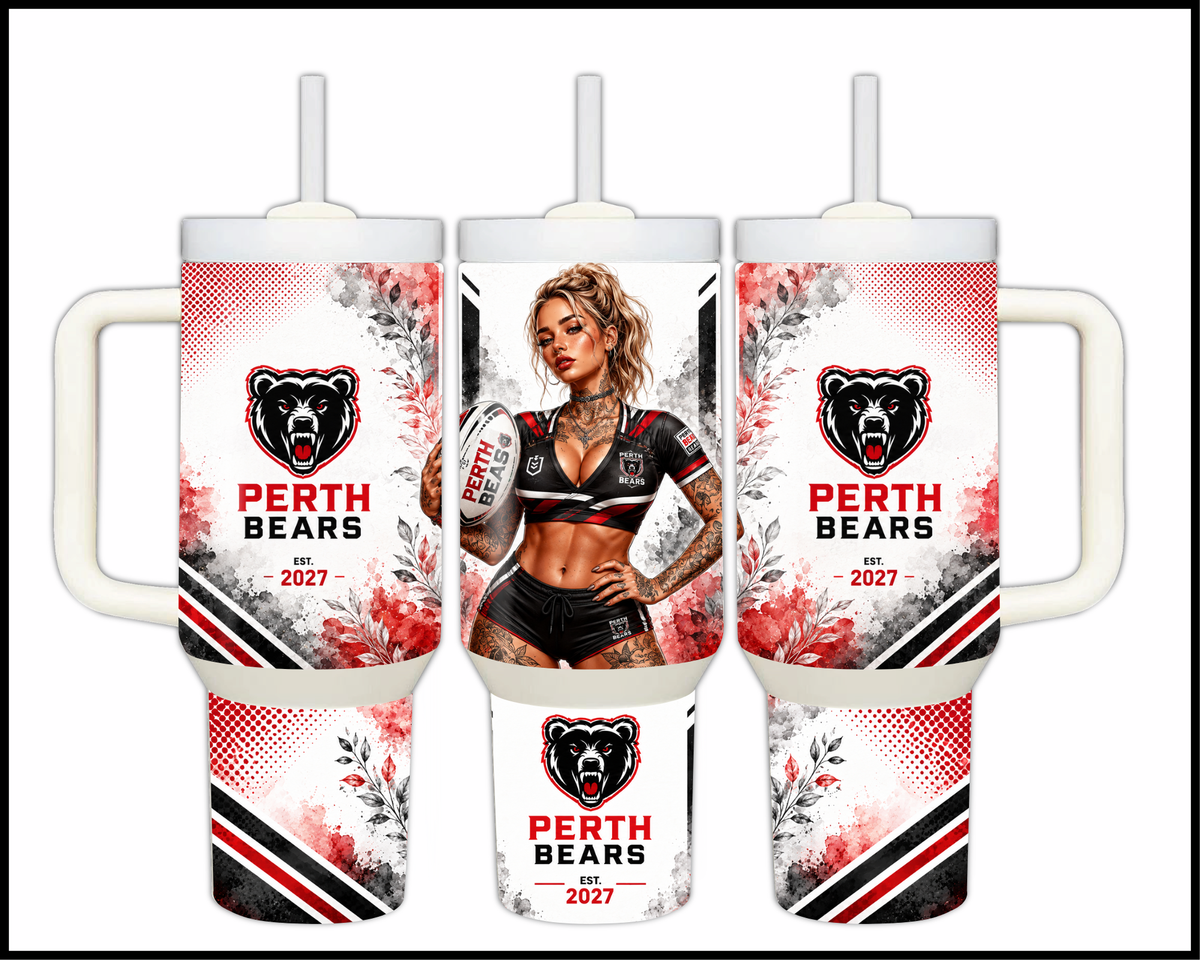 Big Guzzler Perth Bears Stainless Steel Tumbler (959)