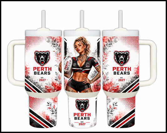 Big Guzzler Perth Bears Stainless Steel Tumbler (959)