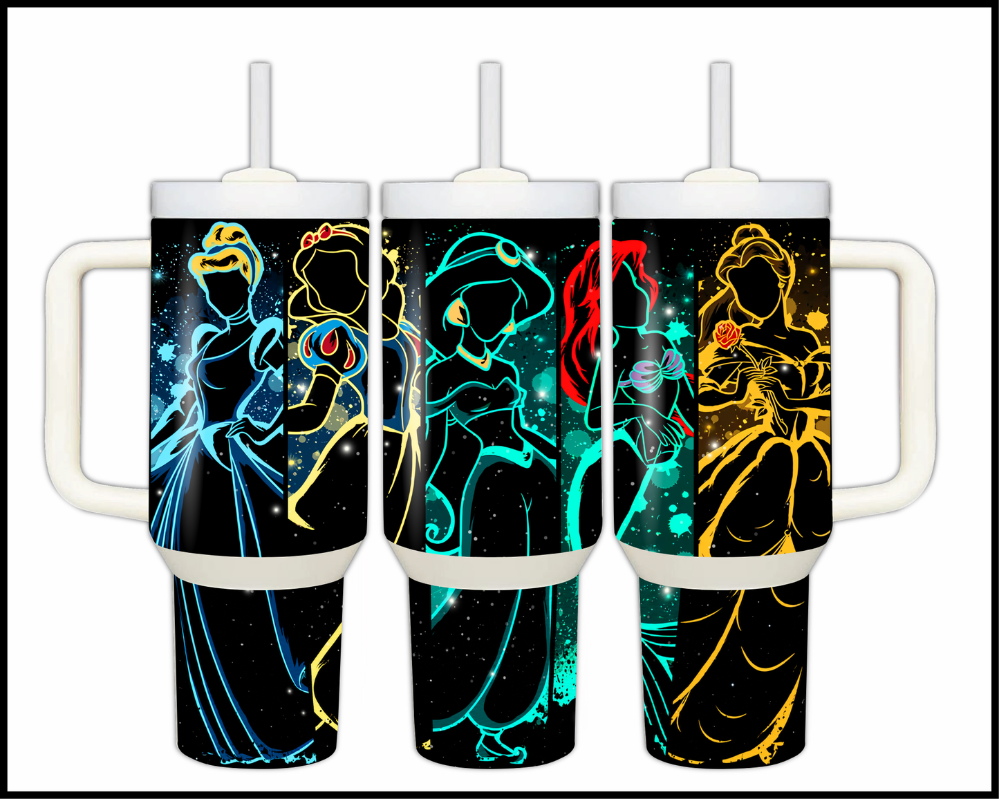 Fairytale Fluids Glow Stainless Steel Big 40oz Tumbler (013)